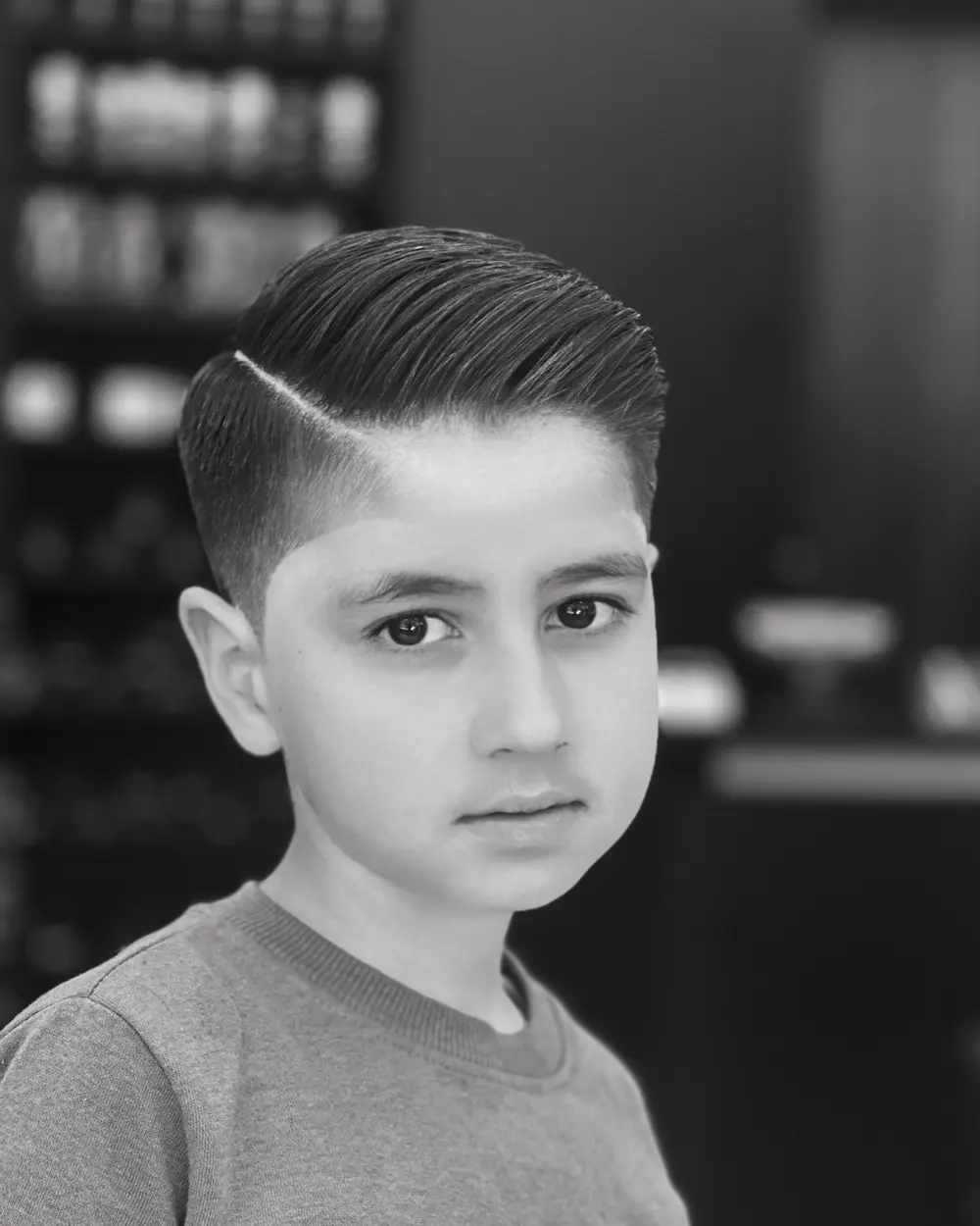 Kinderkapsel bij Nehme barbershop in Kampen
